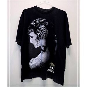 Civil Regime Star Wars Padme Amidala Graphic T-Shirt Black Mens Large NEW